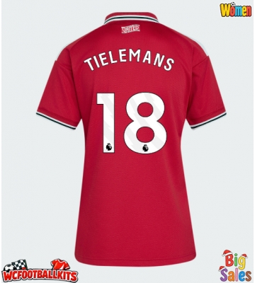 Manchester United Youri Tielemans #18 Replica Home Stadium Shirt for Women 2026-27 Short Sleeve